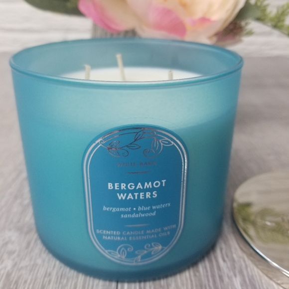 White Barn Accents White Barn Bbw Bergamot Waters 3 Wick Candle